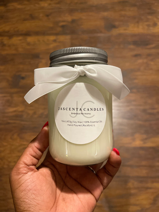 16oz Mason Jar Candle